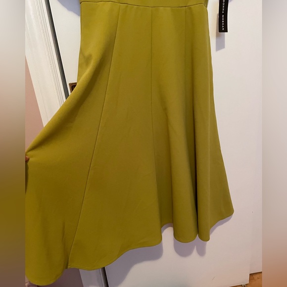 DONNA MORGAN CITRUS GREEN DRESS - Picture 5 of 6